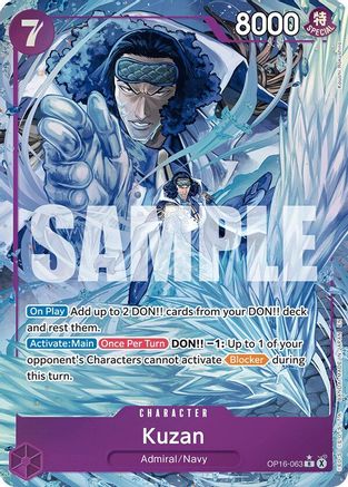 Kuzan (Alternate Art) [The Time of Battle] Rare