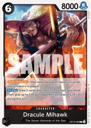 Dracule Mihawk [The Time of Battle] Common
