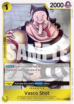 Vasco Shot [The Time of Battle] Rare