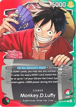 Monkey.D.Luffy - OP13-001 (Ichiban Kuji Exclusive) [One Piece Promotion Cards] Leader