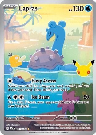 Lapras 131/128 [ME 30th Celebration] (Holofoil)