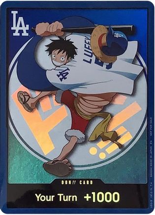 DON!! Card (LA Dodgers 2026 Promo) [One Piece Promotion Cards] DON!!
