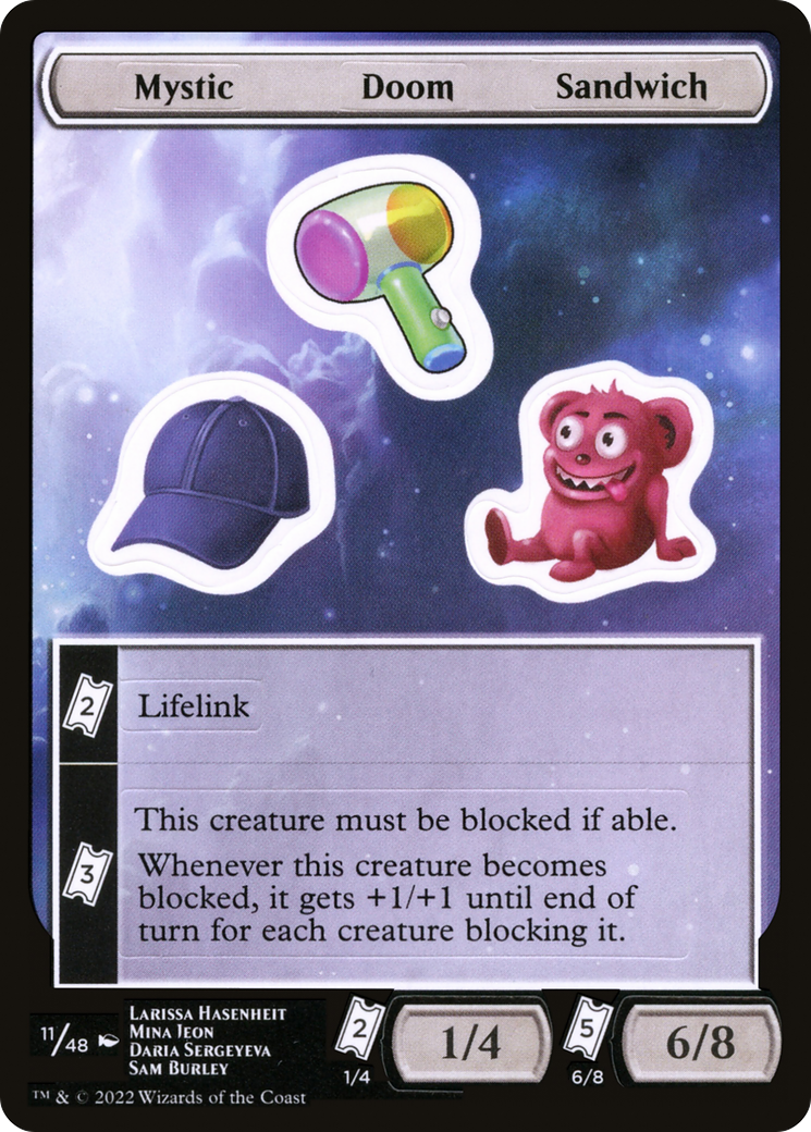 Mystic Doom Sandwich [Unfinity Stickers]