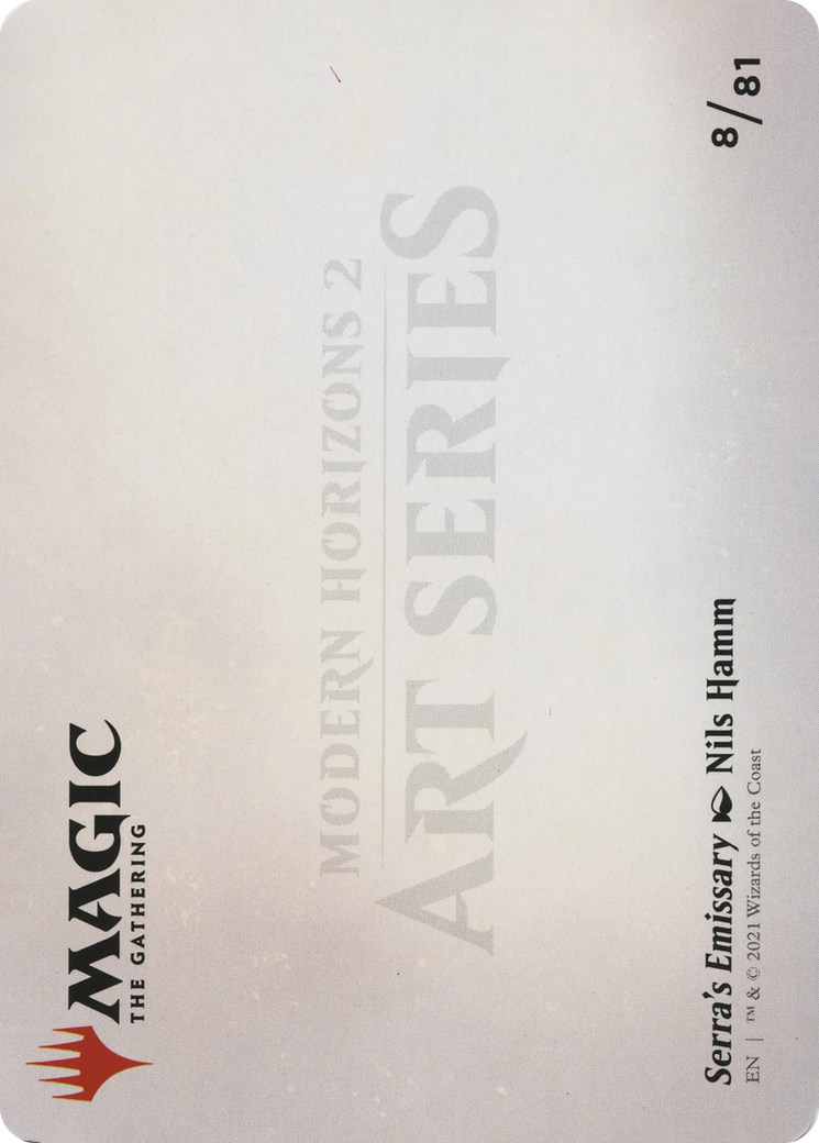 Serra's Emissary // Serra's Emissary (AMH2-008) - Modern Horizons 2 Art Series (Borderless) Foil
