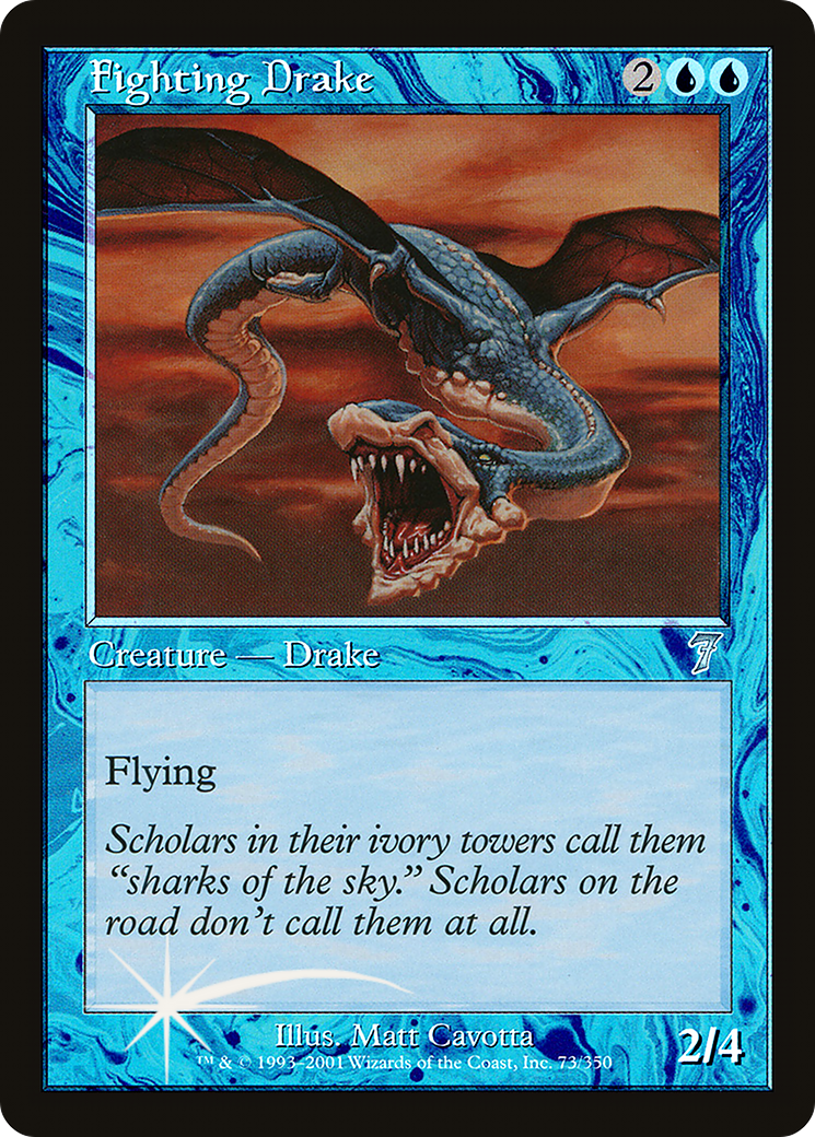 Fighting Drake (7ED-73★) - 7th Edition Foil