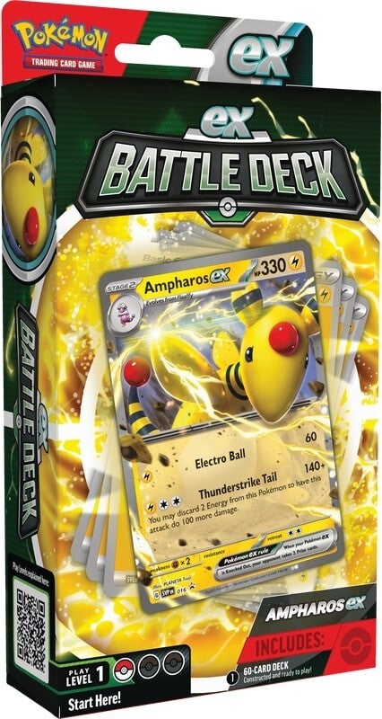 Pokemon TCG: Ex Battle Deck - Ampharos/Lucario *Sealed*