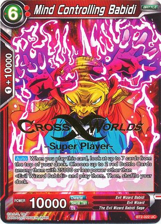 Mind Controlling Babidi (Super Player Stamped) (BT2-022) [Tournament Promotion Cards]
