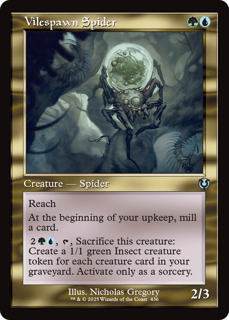 Vilespawn Spider (Retro Frame) [Innistrad Remastered]