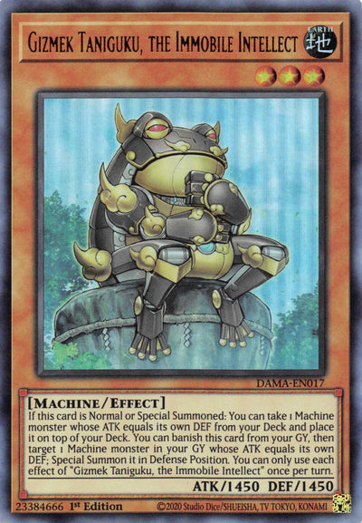 Gizmek Taniguku, the Immobile Intellect [DAMA-EN017] Ultra Rare