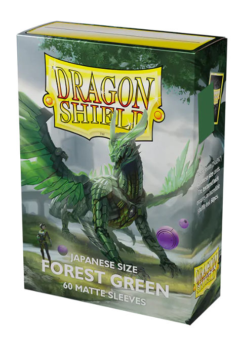 Dragonshield Sleeves - Matte Forest Green