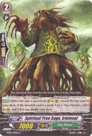 Spiritual Tree Sage, Irminsul (BT05/045EN) [Awakening of Twin Blades]