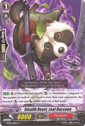 Stealth Beast, Leaf Raccoon (BT05/058EN) [Awakening of Twin Blades]