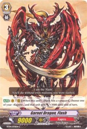 Garnet Dragon, Flash (BT04/070EN) [Eclipse of Illusionary Shadows]