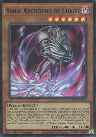 Skull Archfiend of Chaos [CORI-EN002] Super Rare