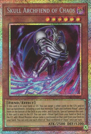 Skull Archfiend of Chaos (Starlight Rare) [CORI-EN002] Starlight Rare
