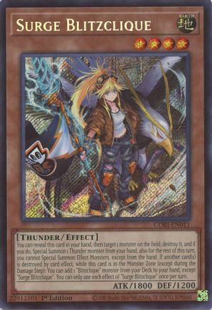 Surge Blitzclique [CORI-EN011] Secret Rare