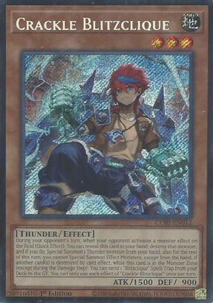 Crackle Blitzclique [CORI-EN012] Secret Rare