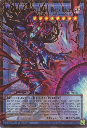 Magician of Dark Chaos - Black Chaos (Extended Art) [CORI-EN027] Ultra Rare