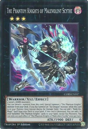 The Phantom Knights of Malevolent Scythe [CORI-EN037] Super Rare