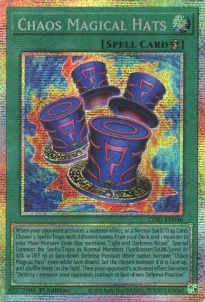 Chaos Magical Hats (Starlight Rare) [CORI-EN046] Starlight Rare