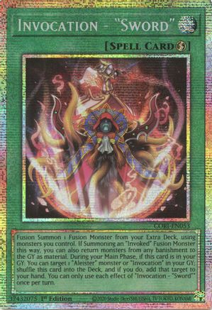 Invocation - "Sword" (Starlight Rare) [CORI-EN053] Starlight Rare