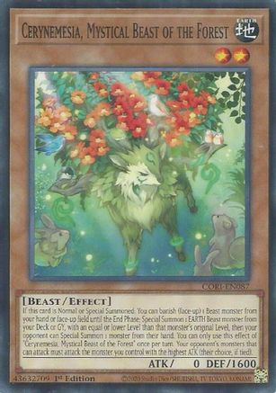Cerynemesia, Mystical Beast of the Forest [CORI-EN087] Common