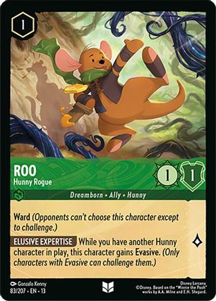 Roo - Hunny Rogue (83/204) Attack of the Vine (Cold Foil)