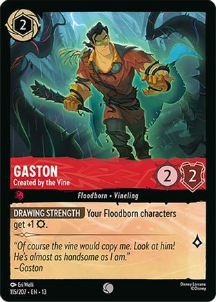 Gaston - Created by the Vine (115/204) Attack of the Vine (Non-Foil)