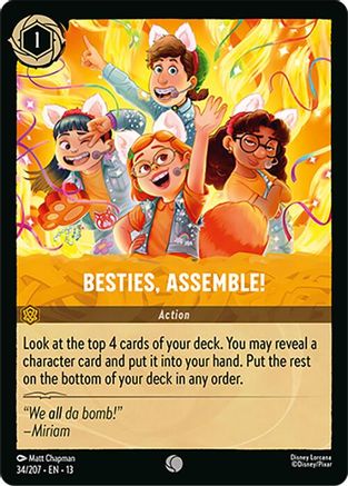 Besties, Assemble! (34/204) Attack of the Vine (Non-Foil)