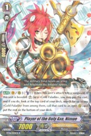 Player of the Holy Axe, Nimue (BT06/034EN) [Breaker of Limits]