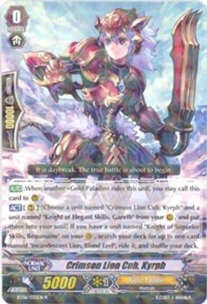 Crimson Lion Cub, Kyrph (BT06/035EN) [Breaker of Limits]