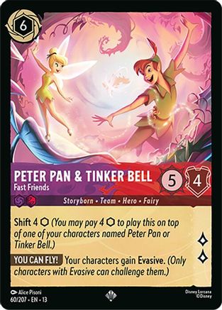 Peter Pan & Tinker Bell - Fast Friends (60/204) Attack of the Vine (Non-Foil)