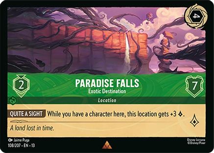 Paradise Falls - Exotic Destination (108/204) Attack of the Vine (Non-Foil)