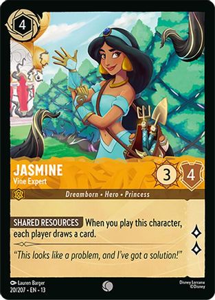 Jasmine - Vine Expert (20/204) Attack of the Vine (Non-Foil)