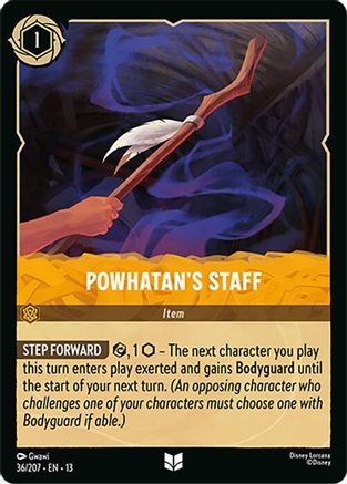 Powhatan's Staff (36/204) Attack of the Vine (Non-Foil)