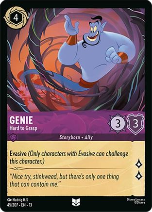 Genie - Hard to Grasp (45/204) Attack of the Vine (Cold Foil)