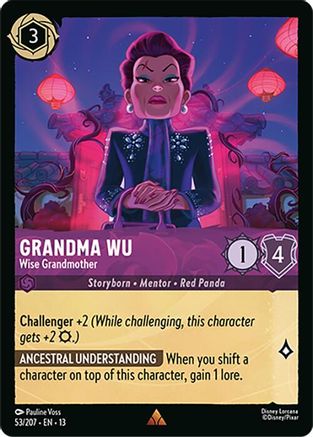Grandma Wu - Wise Grandmother (53/204) Attack of the Vine (Non-Foil)
