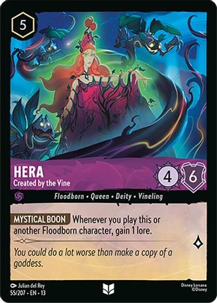 Hera - Created by the Vine (55/204) Attack of the Vine (Non-Foil)