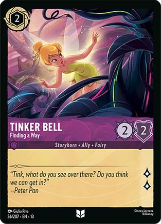 Tinker Bell - Finding a Way (56/204) Attack of the Vine (Non-Foil)