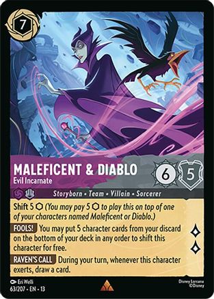 Maleficent & Diablo - Evil Incarnate (63/204) Attack of the Vine (Non-Foil)