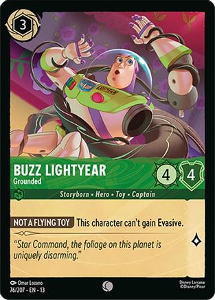 Buzz Lightyear - Grounded (76/204) Attack of the Vine (Cold Foil)