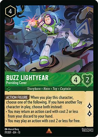 Buzz Lightyear - Providing Cover (77/204) Attack of the Vine (Non-Foil)
