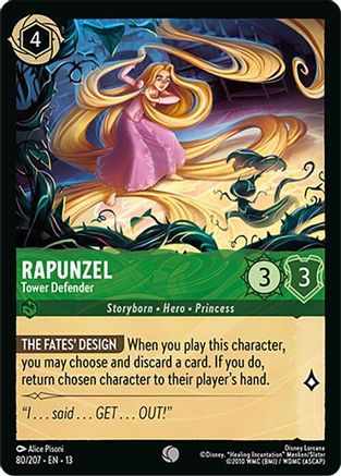 Rapunzel - Tower Defender (80/204) Attack of the Vine (Non-Foil)
