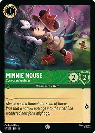 Minnie Mouse - Curious Adventurer (87/204) Attack of the Vine (Non-Foil)