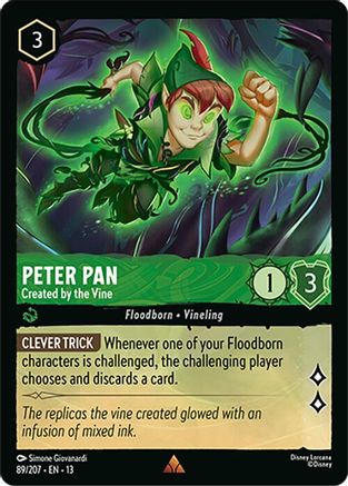 Peter Pan - Created by the Vine (89/204) Attack of the Vine (Non-Foil)