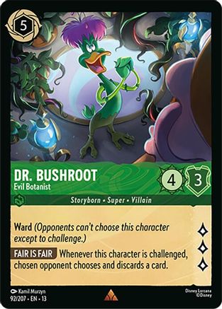 Dr. Bushroot - Evil Botanist (92/204) Attack of the Vine (Non-Foil)
