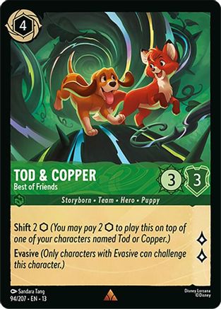 Tod & Copper - Best of Friends (94/204) Attack of the Vine (Non-Foil)