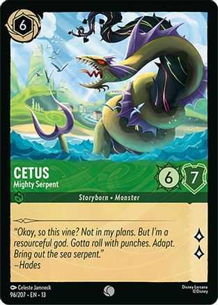 Cetus - Mighty Serpent (96/204) Attack of the Vine (Cold Foil)