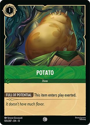 Potato (105/204) Attack of the Vine (Cold Foil)