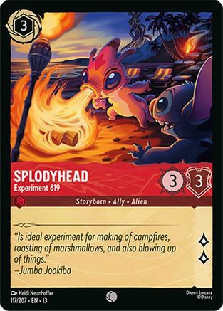 Splodyhead - Experiment 619 (117/204) Attack of the Vine (Non-Foil)